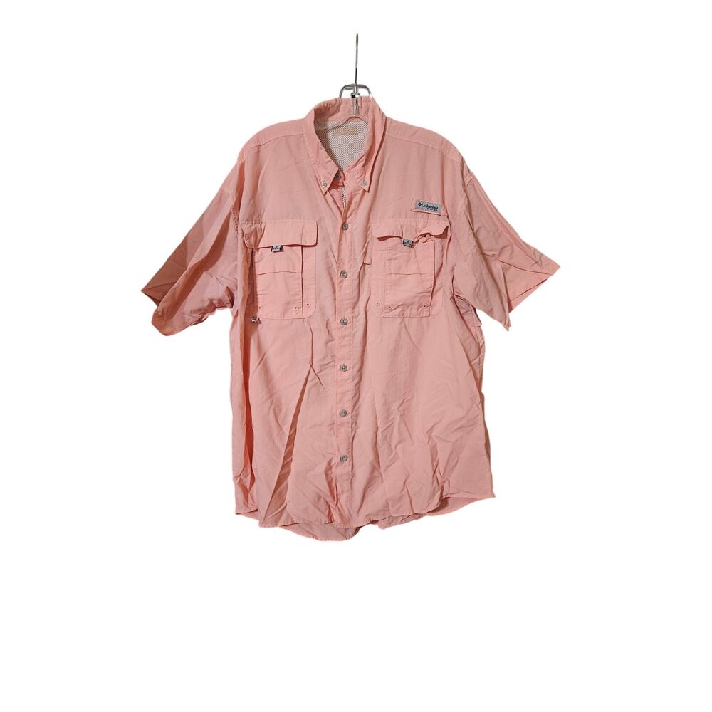 Columbia Performance Fishing Gear Salmon Shirt Size Large